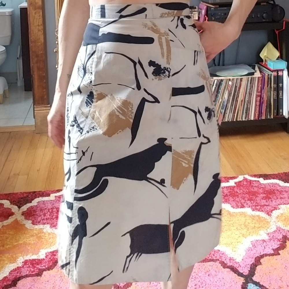 Vintage Cave Painting Skirt